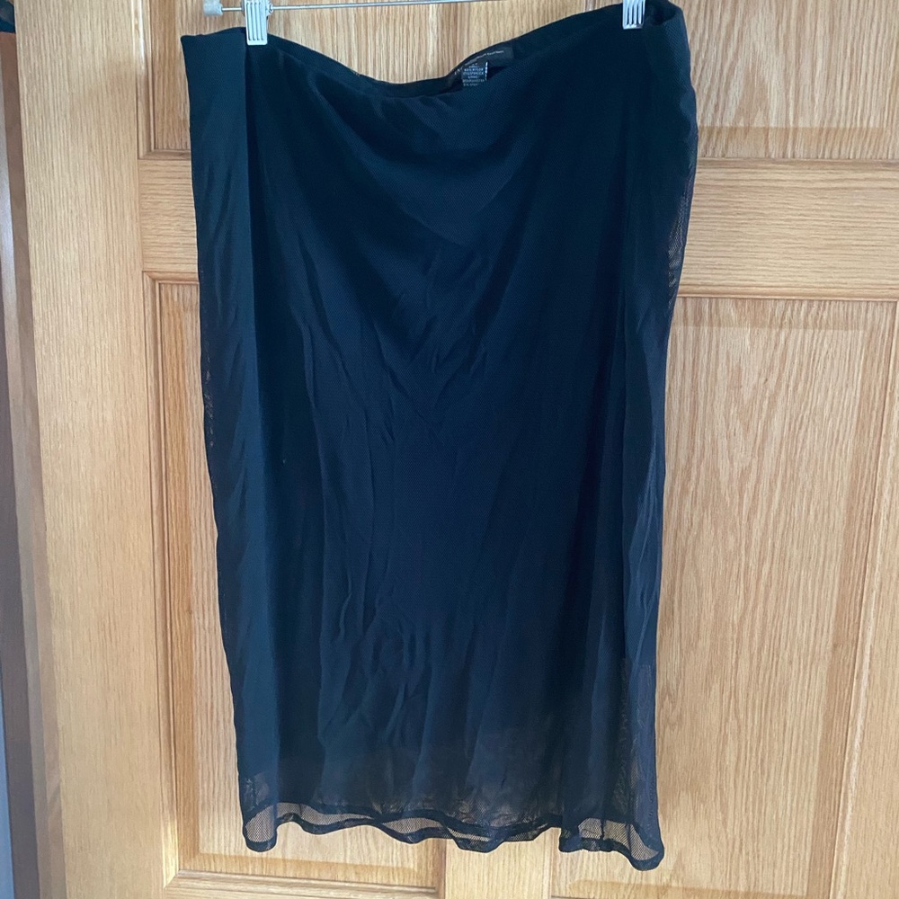 INC Plus size mesh skirt